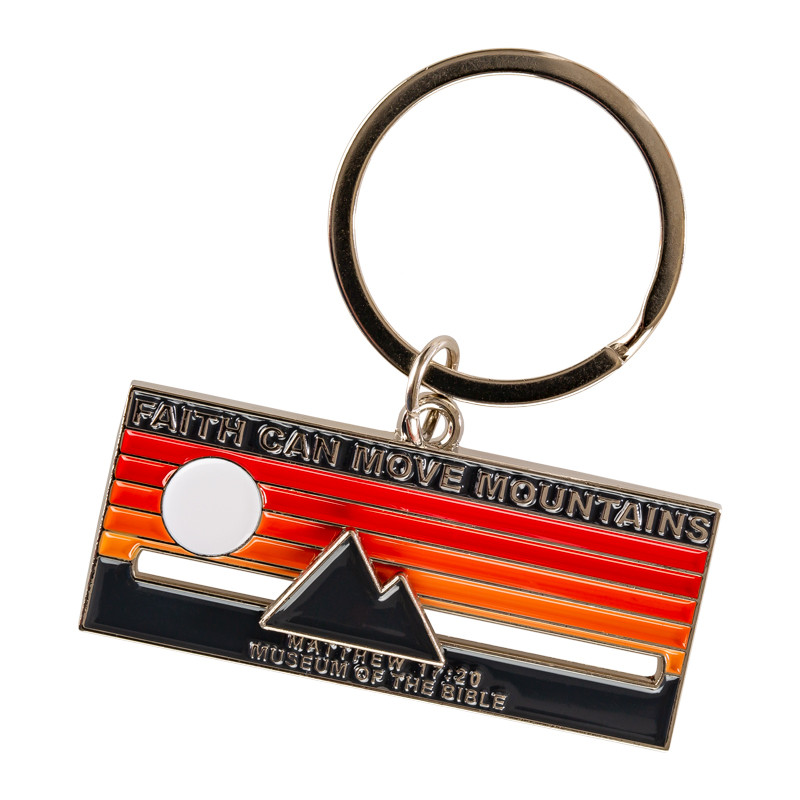 Faith Can Move Mountains Keychain | Museum of the Bible