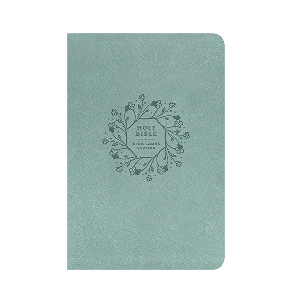 KJV King James Version Large Print Filament Teal Holy Bible - Museum of ...