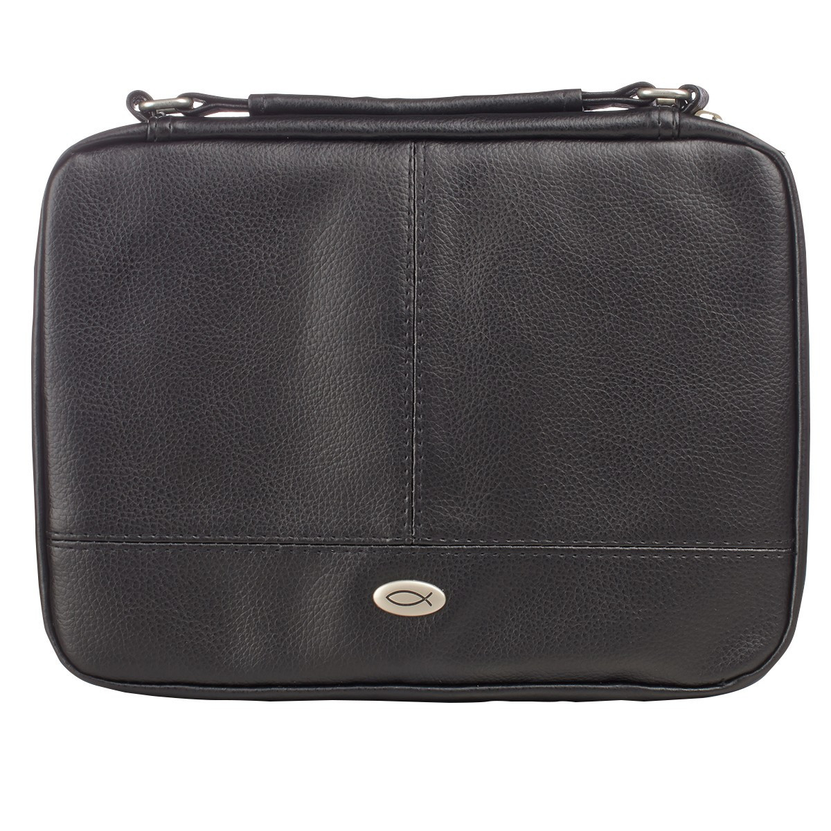 bibelot 収納ケース×2 Two Fold Organizer Faux Leather Bible Cover in Black - Museum of