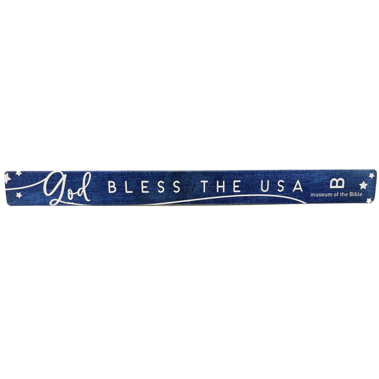 Museum of the Bible God Bless USA Wood Block - Museum of the Bible