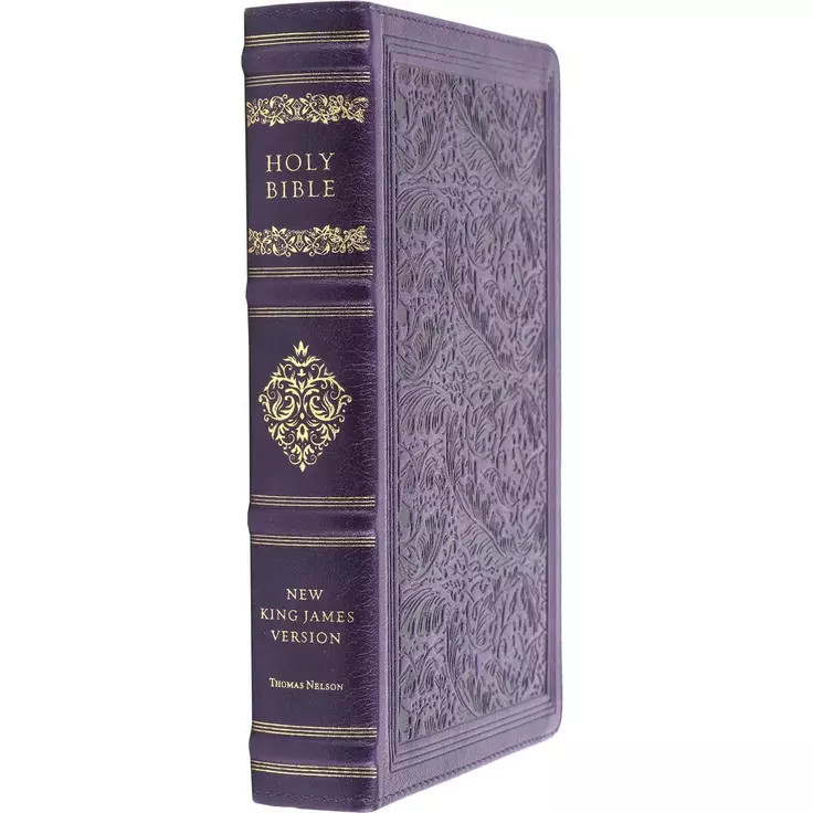 紫モノグラム2冊セットフランスアンティーク◇聖書◇祈祷書◇ミセル◇金彩パープル NKJV Sovereign Reference Bible, Purple - Museum of the Bible Store