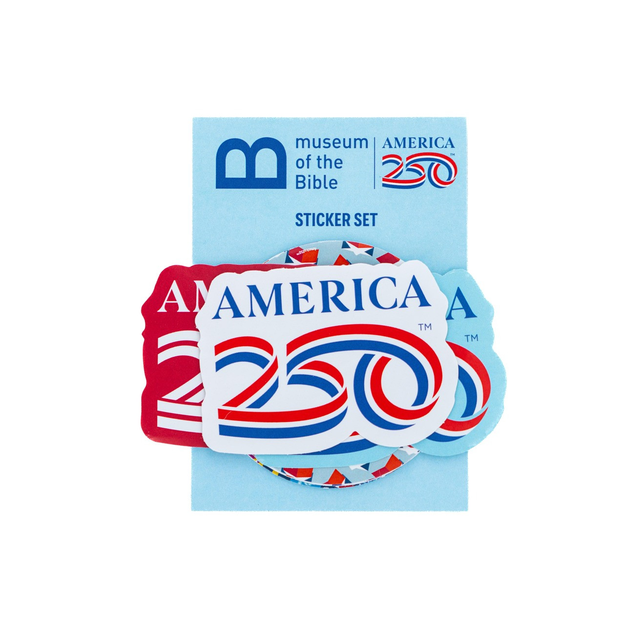 Patriotic Sticker, Set of 12 - Museum of the Bible Store