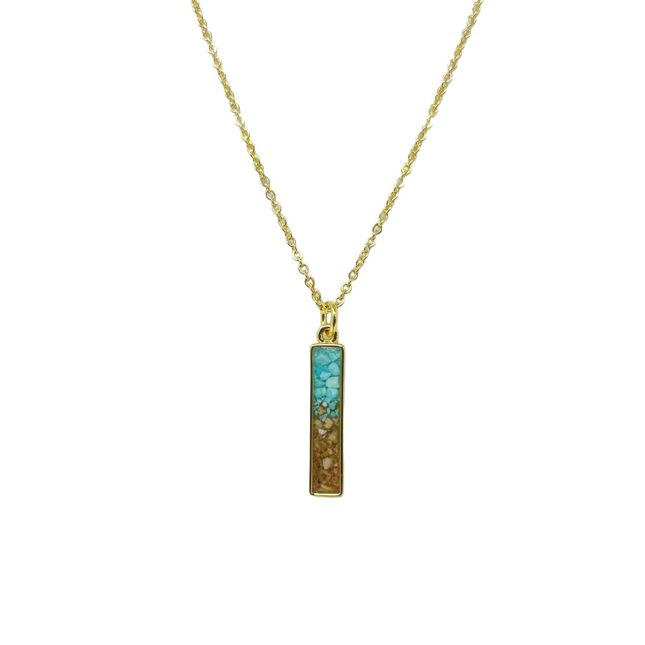 Explorer Necklace Bar, Dead Sea + Turquoise