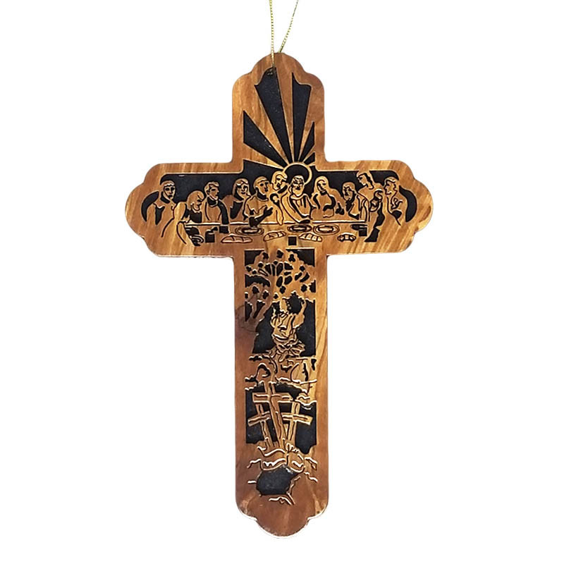 Olive Wood Last Supper Ornament | Museum of the Bible