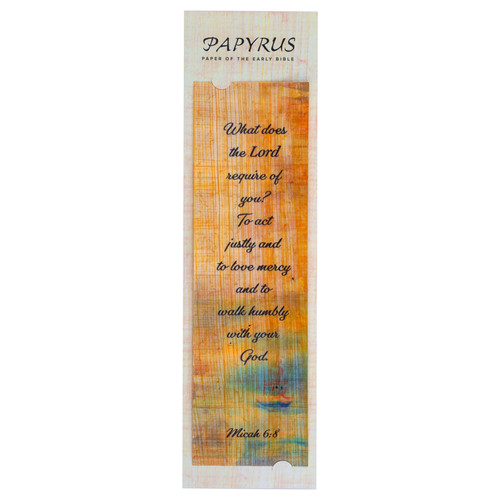 PAPYRUS BOOKMARK MICAH 6:8