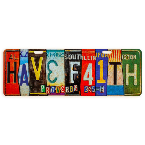 Front License Plate Have Faith - HAVEF41TH