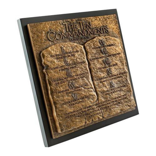 Tabletop Plaque Ten Commandments