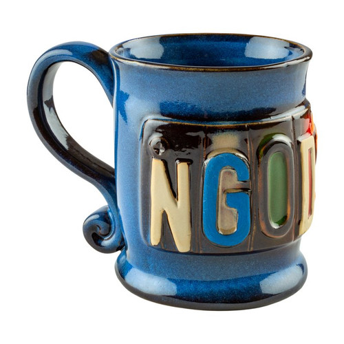 License Plate Mug - NGODSHANDS