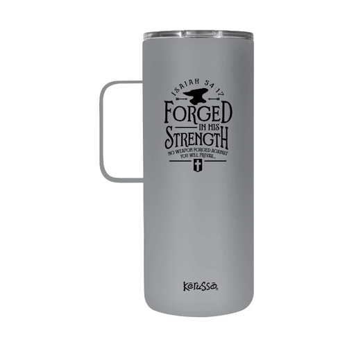 Forged Stainless Steel Tumbler with Handle
