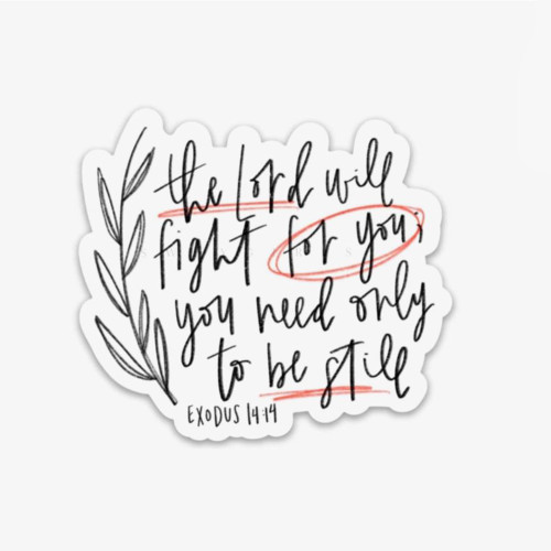 Exodus 14:14 Branches Sticker