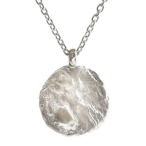 Western Wall Texture Sterling Silver Necklace