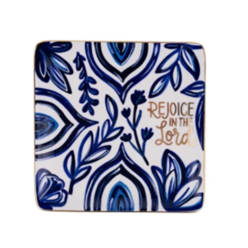 Rejoice in the Lord Trinket Tray