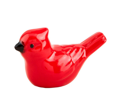Image shows a Pocket Cardinal figurine perfect for keeping in your pocket, on your desk, or as a thoughtful gift.