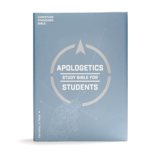 Image shows the cover of the book CSB Apologetics Study Bible for Students. 