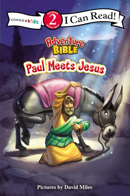 Image shows the front cover of the book, Paul Meets Jesus: Level 2 (I Can Read! / Adventure Bible).