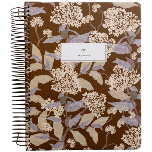 The image shows the front cover of the ESV - Spiral-Bound Journaling Bible, which focuses on the Prophets.