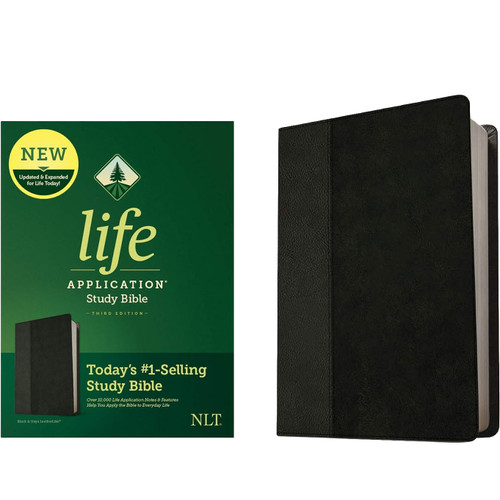 NLT Life Application Study Bible, Black