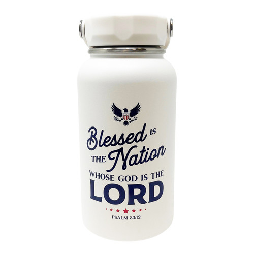 Blessed Is The Nation Tumbler, 33oz