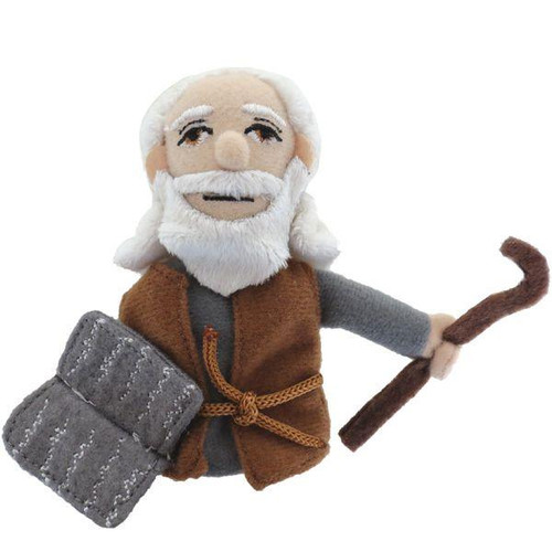 The image shows the magnetic Moses finger puppet.