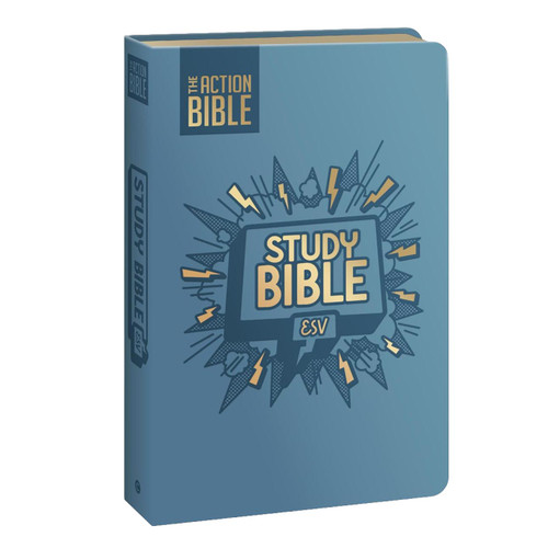 The ESV Action Study Bible, Leathersoft, Blue