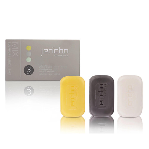 DEAD SEA SOAP BAR, 3- VARIETY PACK 