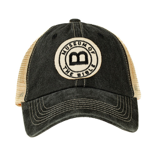 MOTB Vintage Trucker Cap,  Black 