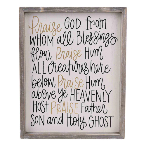 Praise God Art Board 12x15