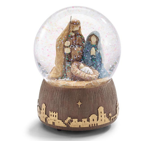 Holy Family Snow Globe 