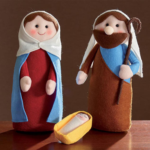 PLUSH HOLY FAMILY DECOR Plush Holy Family Decor