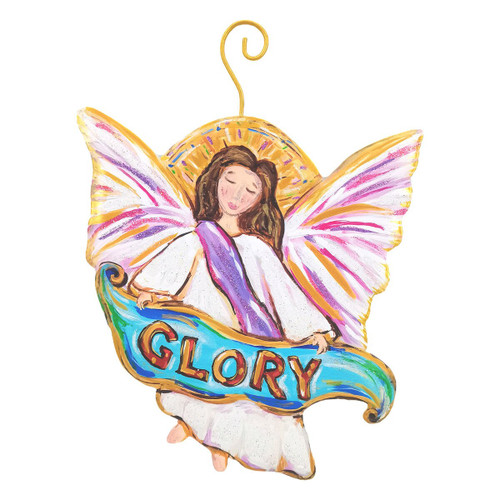 Glory Angel Metal Ornament