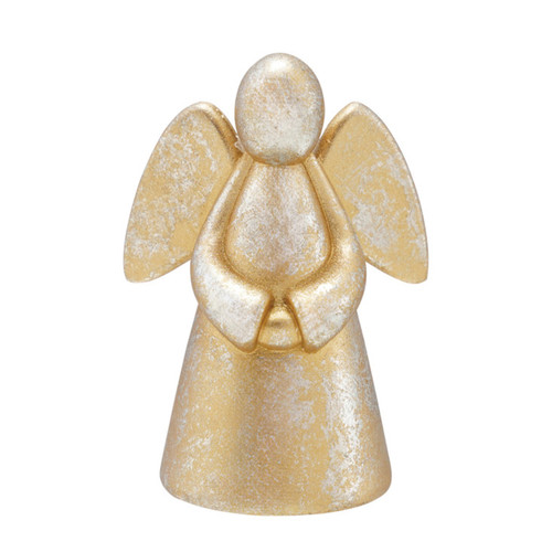 Small Gold Resin Angel Figurine