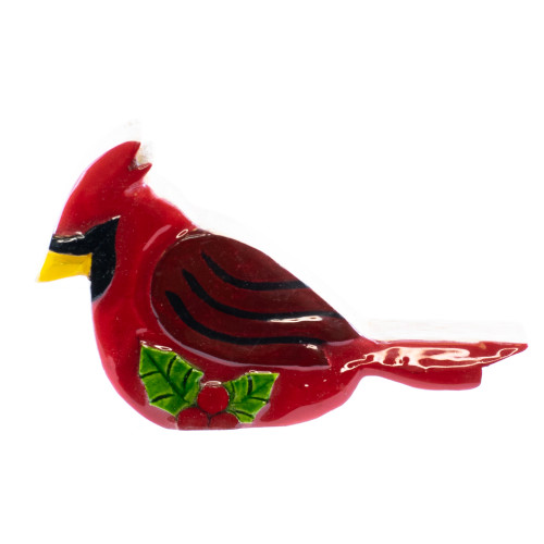 Red Cardinal Coco Wood Sitter