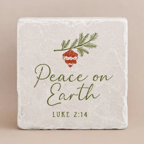 Peace On Earth Decorative Stone