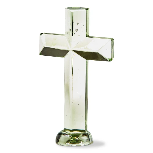 Glass Cross Decor