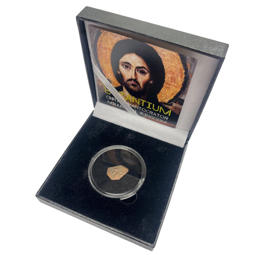  Icon Byzantine Scyphates Coin, Medium Grade