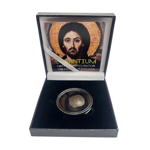 Icon Byzantine Scyphates Coin, High Grade