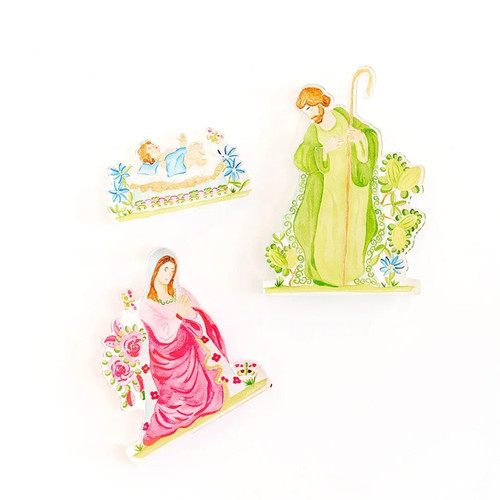 Acrylic Nativity Set - Holy Family