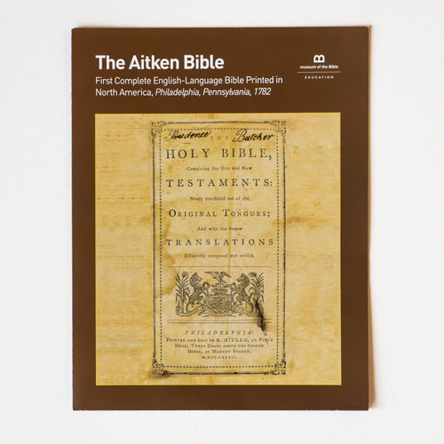 The Aitken Bible Poster