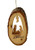 Natural Cut Wood with Nativity Ornament