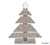 Brown Wood Plank Christmas Tree