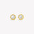 Ebenezer Solitaire Earrings - Gold Vermeil