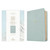Image shows the sleeve of the book and the blue cover.