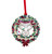 Image shows Museum of the Bible’s 2025 Christmas ornament featuring a dove in flight, encircled by a festive wreath. 