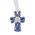 Image shows a hand-painted wall cross art with an inscription inspired by 1 Thessalonians 5:17.