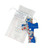 The image shows the handmade quilted Comfort Cross, accompanied by a gift bag and care instructions.