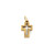 Image shows a large pendant of a cut-out wood cross made from olive wood from the Holy Land.