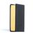  Image shows the side view of a CSB Large Print Compact Reference Bible in black.
