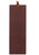 The image shows the backside of a bookmark in brown.