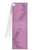 The image shows the front of a Be Still and Know bookmark in lilac.