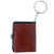 The image shows the back of a brown Bible keychain